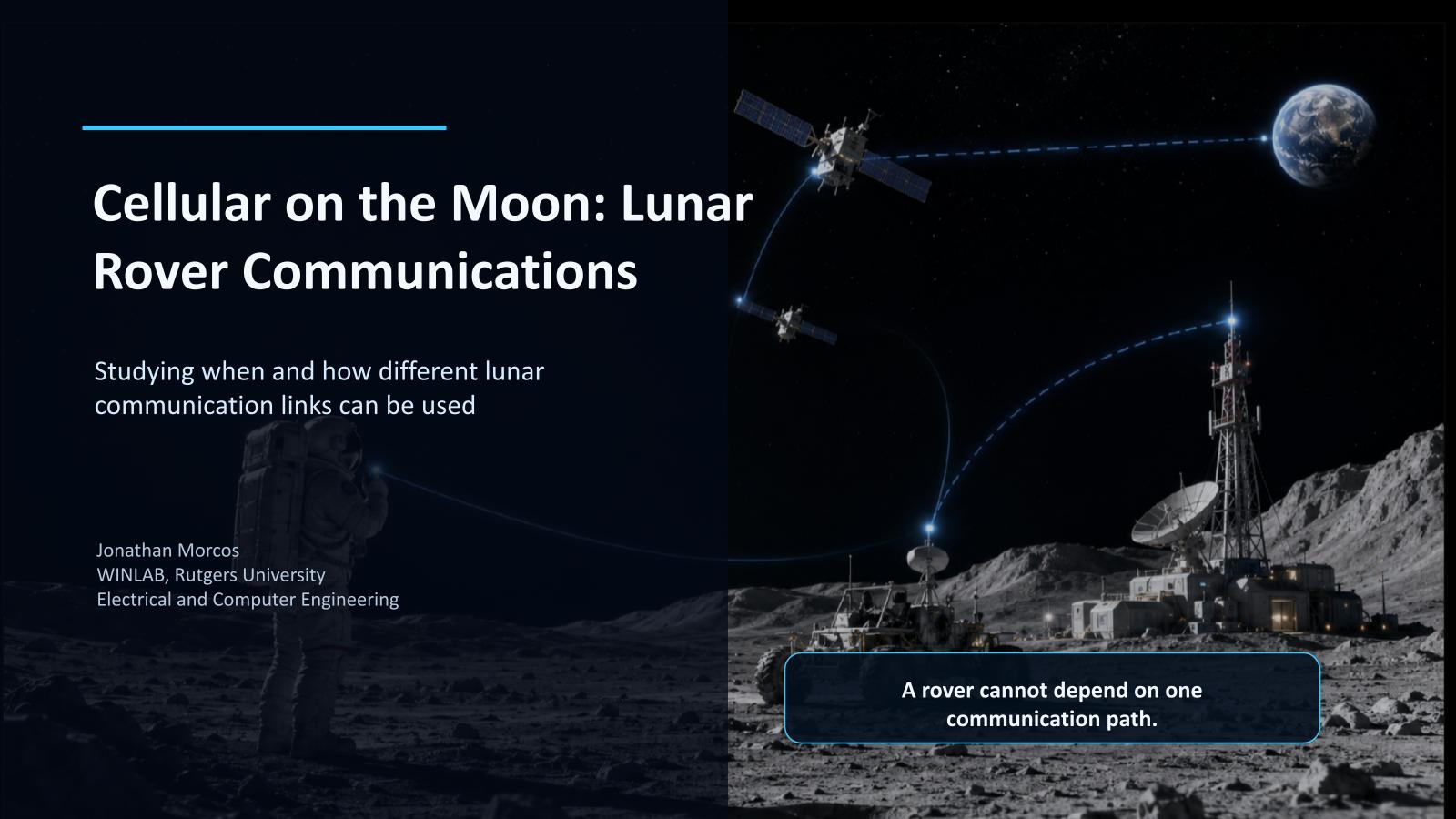Presentation for Lunar Rover Communication Modeling