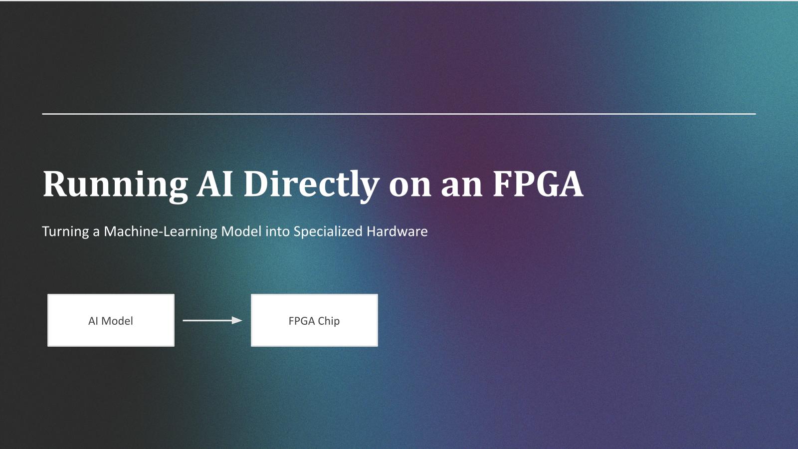 Presentation for Embedded Machine Learning Models