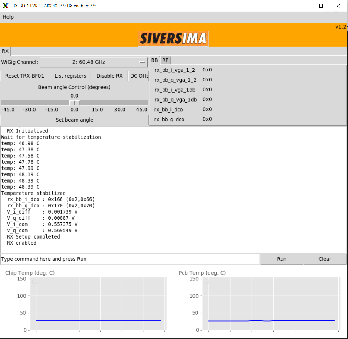cosmos  tutorials  wireless  mmwavesb1  sivers rx sn0240