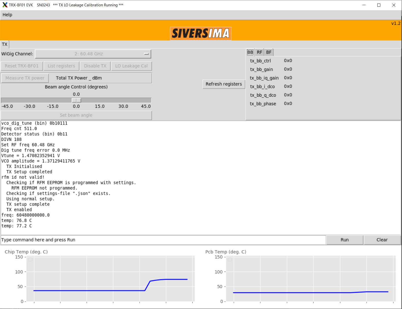 cosmos  tutorials  wireless  mmwavesb1  sivers tx sn0243