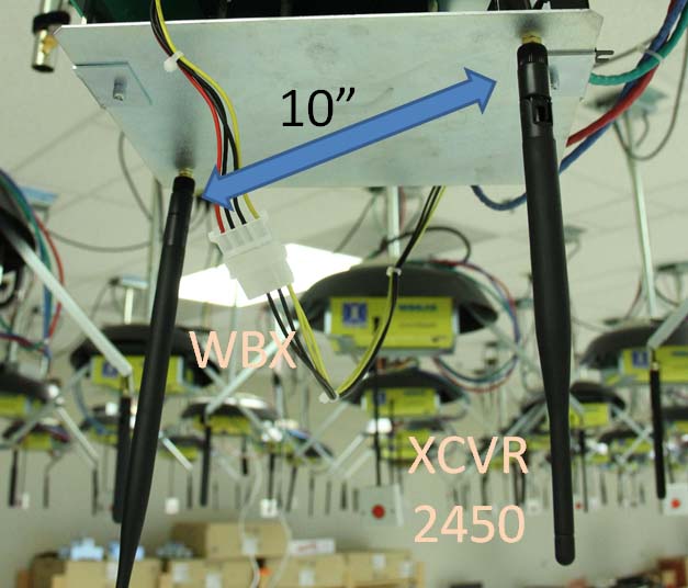 USRP1 antenna placement